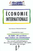Couverture du livre « Economie internationale » de Mouhoud El Mouhoub et Anne Hanaut aux éditions Vuibert