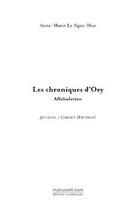 Couverture du livre « Les chroniques d'oey » de Le Ngoc-Hue A-M. aux éditions Editions Le Manuscrit