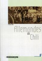Couverture du livre « Allemandes au Chili » de Pauline Bilot aux éditions Pu De Rennes