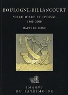 Couverture du livre « Boulogne-Billancourt, ville d'art et d'essai » de Le Bas/Antoine aux éditions Lieux Dits