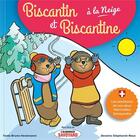 Couverture du livre « Biscantin et Biscantine à la neige » de Bruno Heckmann et Stephanie Roux aux éditions Arthema