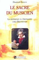 Couverture du livre « Sacre du musicien » de  aux éditions Cnrs