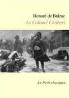 Couverture du livre « Le Colonel Chabert » de Honoré De Balzac aux éditions Editions Du Cenacle