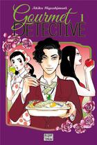 Couverture du livre « Gourmet détective t.1 » de Akiko Higashimura aux éditions Delcourt
