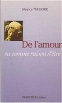 Couverture du livre « Amour Vu Comme Raison d E » de  aux éditions Tequi