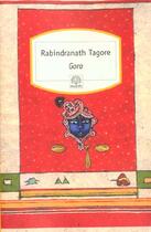 Couverture du livre « Gora » de Rabindranath Tagore aux éditions Motifs
