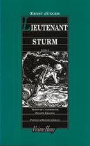 Couverture du livre « Lieutenant Sturm » de Ernst Junger aux éditions Viviane Hamy