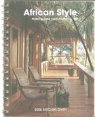 Couverture du livre « African style 2008 » de  aux éditions Taschen