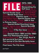 Couverture du livre « File megazine ; manipulating the self issue (1972-1989) » de Idea General aux éditions Jrp / Ringier