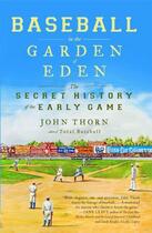 Couverture du livre « Baseball in the Garden of Eden » de Thorn John aux éditions Simon & Schuster