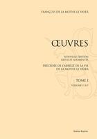 Couverture du livre « Oeuvres » de François De La Mothe Le Vayer aux éditions Slatkine Reprints