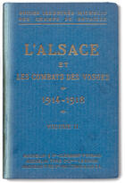 Couverture du livre « L'Alsace et les combats des Vosges II » de Collectif Michelin aux éditions Michelin