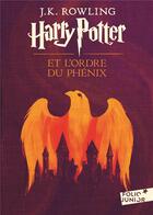 Couverture du livre « Harry Potter t.5 : Harry Potter et l'ordre du phénix » de J. K. Rowling aux éditions Gallimard-jeunesse