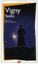 Couverture du livre « Stello » de Alfred De Vigny aux éditions Flammarion