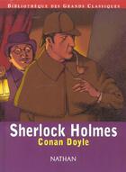 Couverture du livre « Sherlock Holmes » de Arthur Conan Doyle aux éditions Nathan