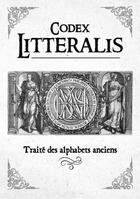 Couverture du livre « Codex litteralis - traite des alphabets anciens » de Segouin Jeremie aux éditions Editions Du Monolithe