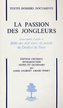 Couverture du livre « La passion des jongleurs » de Joubert-Amary Perry aux éditions Beauchesne