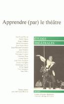 Couverture du livre « Apprendre par le théâtre » de  aux éditions Etudes Theatrales