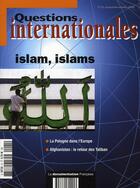 Couverture du livre « Les islams » de  aux éditions Documentation Francaise