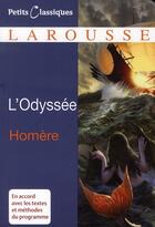 Couverture du livre « L'Odyssée » de Homere aux éditions Larousse