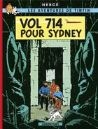 Couverture du livre « Les aventures de Tintin Tome 22 : vol 714 pour Sydney » de Herge aux éditions Casterman