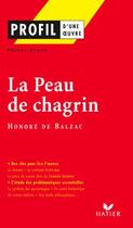 Couverture du livre « La peau de chagrin d'Honoré de Balzac » de Pascal Ayoun aux éditions Hatier