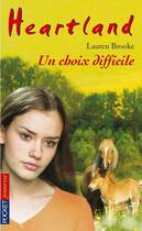 Couverture du livre « Heartland Tome 35 » de Lauren Brooke aux éditions Pocket Jeunesse