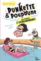 Couverture du livre « Punkette & Poupoune Tome 3 : les vacances z'extraordinaires » de Ced et Benoit Minville aux éditions Sarbacane