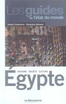 Couverture du livre « Egypte » de Joseph Confavreux aux éditions La Decouverte