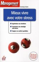 Couverture du livre « Mieux vivre avec votre stress » de Dominique Chalvin aux éditions Esf Prisma