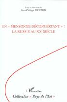 Couverture du livre « Un 