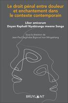 Couverture du livre « Le droit pénal entre douleur et enchantement ds contexte contemporain » de Mingashang Ivon aux éditions Bruylant