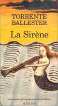 Couverture du livre « La sirène » de Gonzalo Torrente Ballester aux éditions Actes Sud