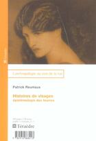 Couverture du livre « Histoires de visages : Epistemologie des leurres » de Patrick Reumaux aux éditions L'harmattan