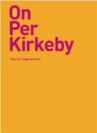 Couverture du livre « On per kikerb » de Siegfried Gohr aux éditions Hatje Cantz
