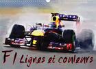 Couverture du livre « F1 lignes et couleurs calendrier mural 2020 din a3 horizontal - serie de 12 tableaux pour mett (édition 2020) » de Sudpastel K.A. aux éditions Calvendo