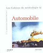 Couverture du livre « Automobile » de  aux éditions Gallimard
