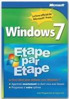 Couverture du livre « Windows 7 ; étape par étape ; le livre idéal pour débuter avec Windows 7 » de Preppernau+Cox aux éditions Microsoft Press