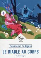 Couverture du livre « Le diable au corps » de Raymond Radiguet aux éditions J'ai Lu