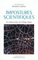 Couverture du livre « Impostures scientifiques » de  aux éditions La Decouverte