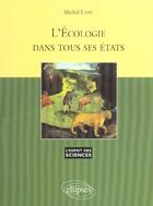 Couverture du livre « L'ecologie dans tous ses etats - n 18 » de Lamy Michel aux éditions Ellipses