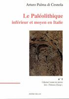 Couverture du livre « Le paleolithique inferieur et moyen en italie » de Palma Di Cesnola A. aux éditions Millon