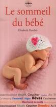 Couverture du livre « Le sommeil du bébé » de Elisabeth Darchis aux éditions Philippe Duval