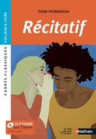 Couverture du livre « Récitatif » de Toni Morrison aux éditions Nathan