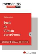 Couverture du livre « Droit de l'Union européenne » de Stephane Leclerc aux éditions Gualino