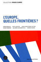 Couverture du livre « L'europe, quelles frontières t.2 » de  aux éditions Adpf