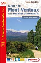 Couverture du livre « Autour du Mont Ventoux et des Dentelles de Montmirail : GR pays » de  aux éditions Ffrp