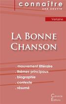 Couverture du livre « La bonne chanson, de Paul Verlaine » de  aux éditions Editions Du Cenacle