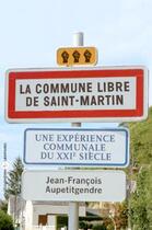 Couverture du livre « La commune libre de saint martin » de Aupetitgendre J-F. aux éditions Editions Libertaires