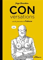 Couverture du livre « Conversations » de Fabcaro et Jorge Bernstein aux éditions Rouquemoute